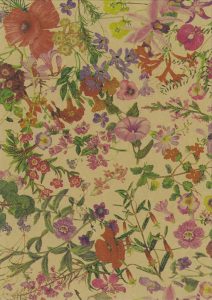 AVANA PAPIER 0,70x10 m 55 g/m2 VINTAGE KVETY