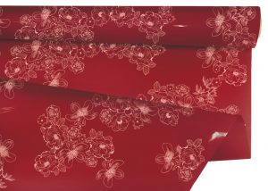 (-50%)CAMILA - double film 0,80x50 m burgundy