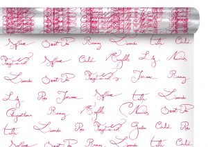 CELOFÁN TEXTE fuchsia, rola 0,80x10 m