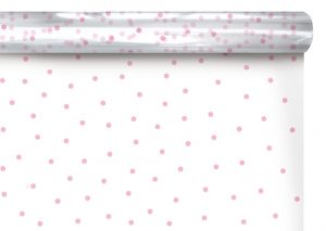 CELOFÁN DOTS pink 0,70x45 m