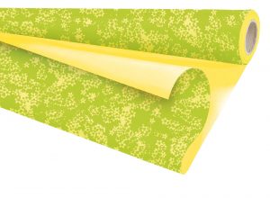 INFLUENCE green/yellow, rola 0,79x25 m polypro