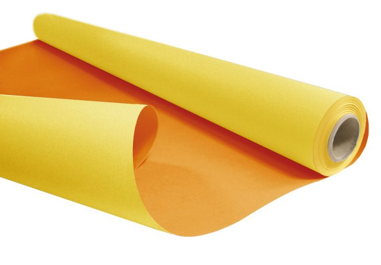 KRAFT PAPIER 0,79x10 m, 60 g/m2 yellow/orange