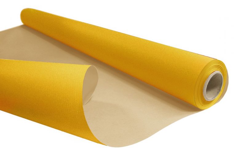 KRAFT PAPIER 0,79x50 m, 60 g/m2 natural/mustard