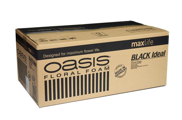 OASIS® IDEAL BLACK 20 ks/BOX ARANŽOVACIA HMOTA 23X11X7,7 cm ČIERNA