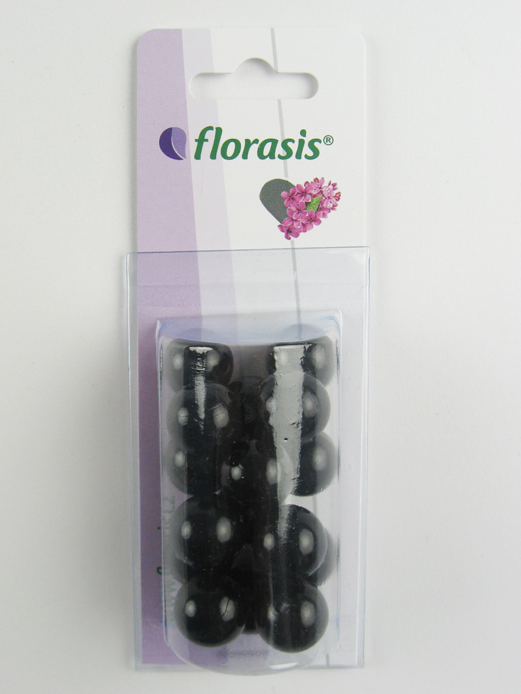 OASIS® PERLY dekoračné 14mm, čierne (16ks)