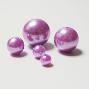 OASIS® PERLY dekoračné 14mm, svetlo fialové (72ks)