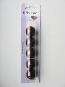 OASIS® PERLY dekoračné 24mm, hnedé (5ks)