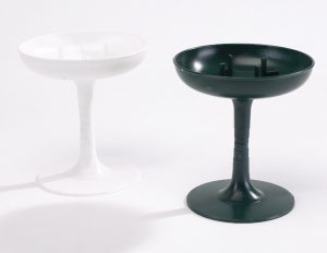 OASIS® SCHALE miska na nôžke biela Ø14cm