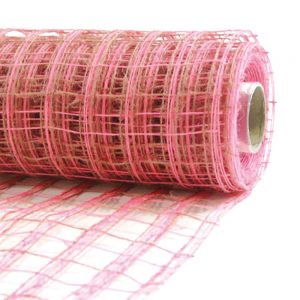 (-30%)PAPAGAYO pink 0,53x9,1 m jutová sieťka