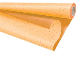 PALLINE yellow-orange/orange 0,79x25 m polypro