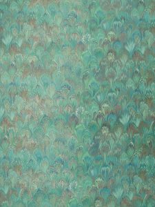 (-15%)PRESTIGE PAPIER - GOLD, hárok 50x70 cm 80 g/m2 PEACOCK GREEN