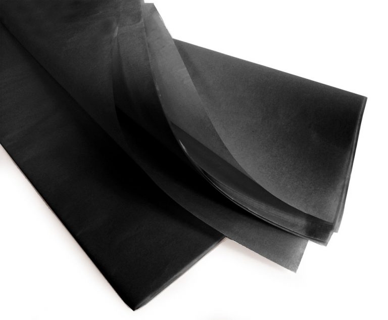 SIRIUS - hodvábný papier 75x50 cm, bal. 24 ks BLACK