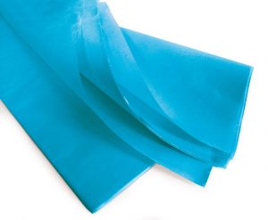 SIRIUS - hodvábný papier 75x50 cm, bal. 24 ks TEAL (tyrkys)