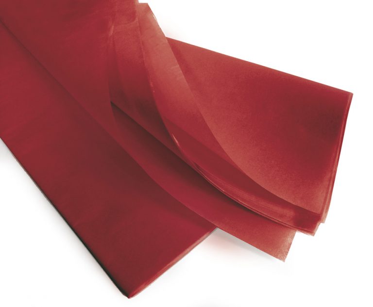 SIRIUS hodvábný papier 75x50 cm, bal.24 ks red