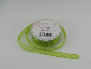 STUHA DELICE 15 mm/20 m svetlozelená