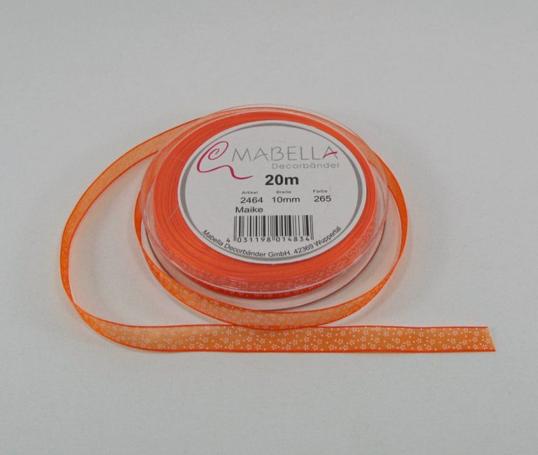 STUHA MAIKE 10 mm/20 m oranžová