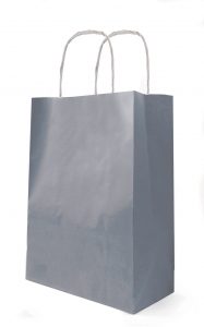 (-30%)Taška KRAFT L tmavo šedá 350x140x440 mm papierová