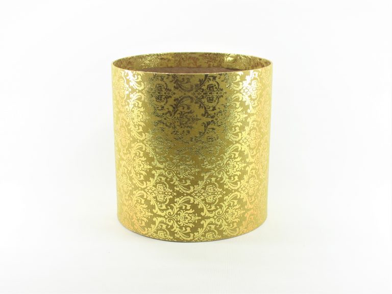 FLOWER BOX  20/20  - dekor METAL ORNAMENT GOLD/GOLD