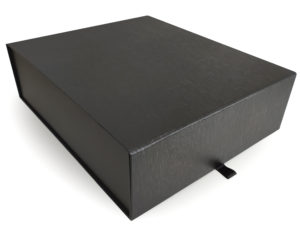 BOX ALLURE 2/3 BOTTLE BLACK 290x95x340 MM