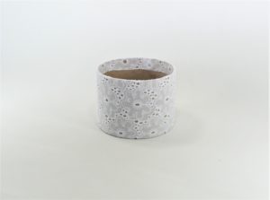 FLOWER BOX MINI 13/10 D - dekor BRODERIE WHITE