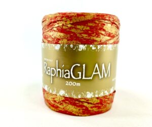 RAPHIA GLAM 200 M ROSSO