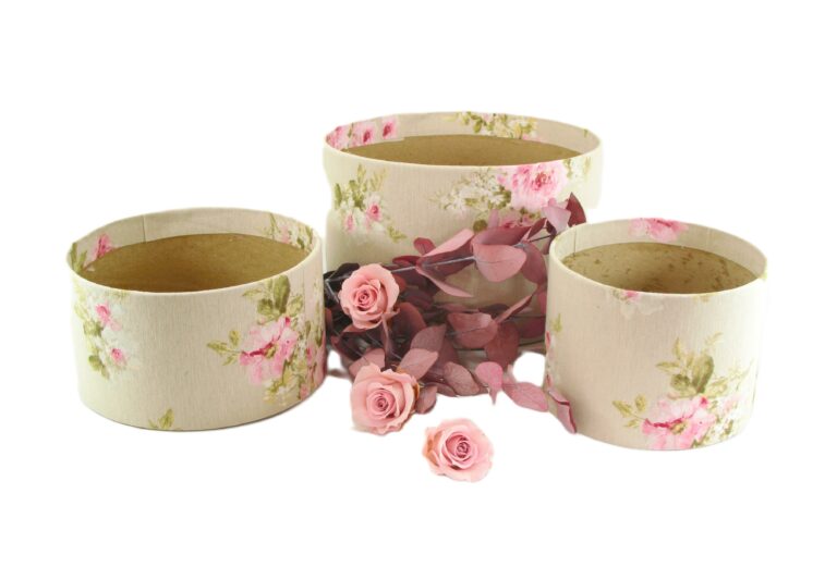 FLOWER BOX MINI 13/10 D - dekor BEIGE GARDEN