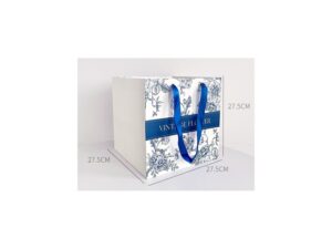 TAŠKA VINTAGE FLOWER BLUE 27