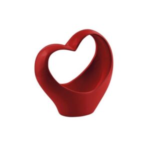 ČREPNÍK HEART OPENED RED 150x75x150 MM