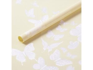 CELOFÁN MAT BUTTERFLY BEIGE 60/60 CM