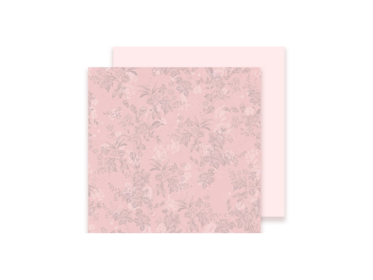 FÓLIA POLYPRO MAT FLOWERS LIGHT PINK/GREY 60/60 CM