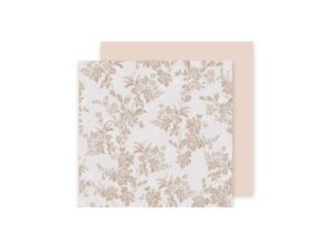 FÓLIA POLYPRO MAT FLOWERS MINT/BEIGE 60/60 CM