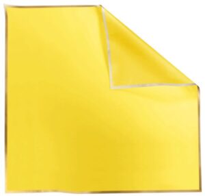 CARRE OPALINE CELOFÁN MAT YELLOW 70/70cm